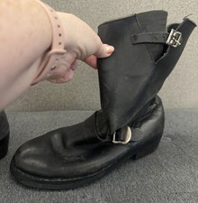 Vintage Rockabilly 90’s Motorcycle Biker Boots Size 7.5