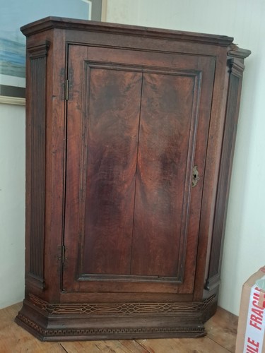 Corner cupboard antique - ,, brown