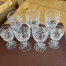 Vintage 5 x Tutbury Crystal