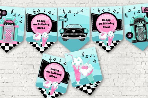 Personalised retro s - personalised, 50's