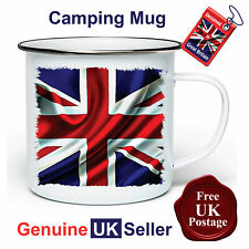 Union Jack Camping Mug, Hiking Mug, Union Jack Mug, Outdoor Mug, Tin Mug,