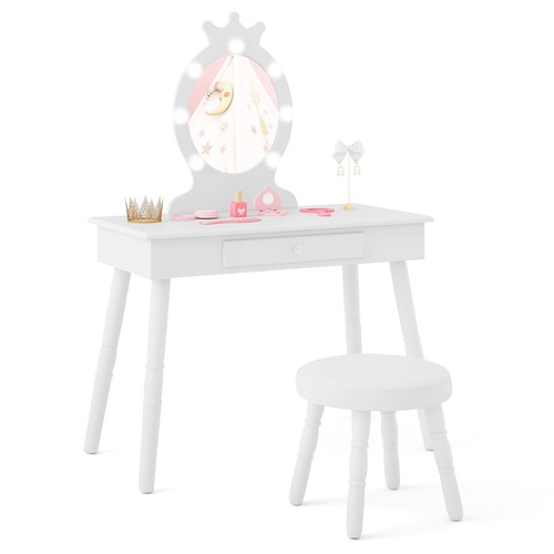 Princess vanity table - table, chair