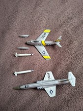 GE Fabbri 1:100 Scale F-104 Starfighter & F-86 Sabre Diecast Model
