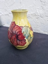 Antique Moorcroft Hibiscus Vase