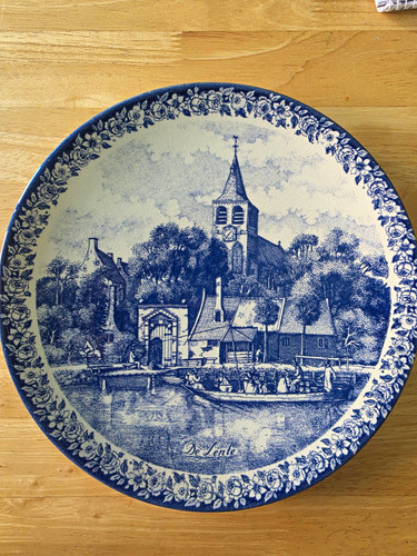 Delfts blauw hand - delfts, painted