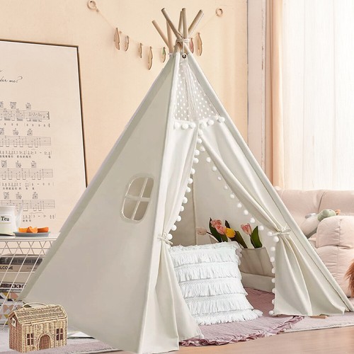 160cm large canvas kids - canvas, teepee