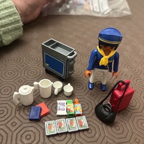 Playmobil 4761 air hostess - hostess, and