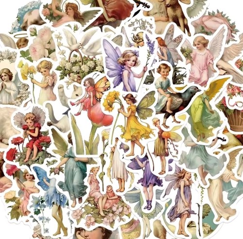 Fairy angel stickers - &,