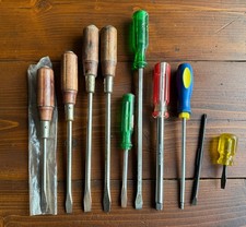 Job Lot Of Old/ Vintage Screwdrivers Etc.. Hand Tools 