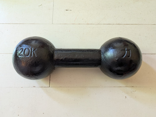 Dumbbell 20kg cast iron - cast,