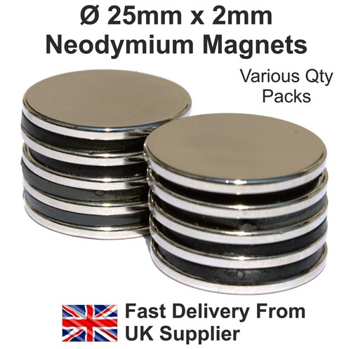 Strong magnets 25mm 2mm - magnets,