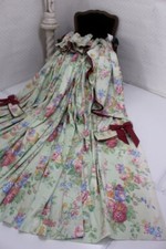 Heavy Vintage curtains Floral Pattern Full lined blackout/pelmet/swags 3.80 x 2m