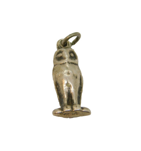 Sterling silver wise - silver, owl