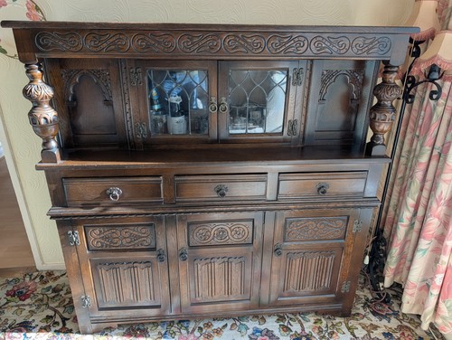 Old charm court cupboard - charm,