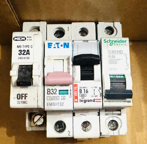 Mixed lot mcb circuit - mixed, of