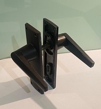 Vintage Bakelite Lever Door Handles Art Deco Plates Antique  1930's  