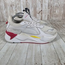 Puma Ferrari RS X Running System White Red Yellow Mens Size 8 Womens 9.5