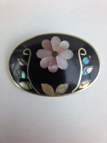 Vintage alpaca mexico inlaid - mexico,