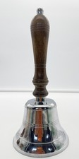 Vintage Hand Bell Wood Handle