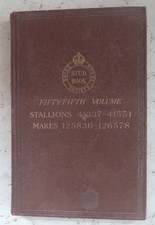 Vintage Book 1934 The Shire Horse Society Stud Book Vol. 55 H/B