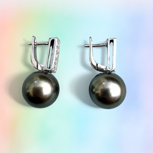 Tahitian pearl 18ct white - pearl,