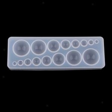 Silicone domed cabochon shape resin casting mold DIY jewelry