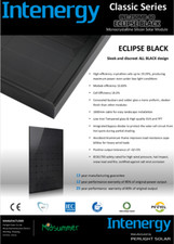 Intenergy Solar Module Type:INE-250MB-60