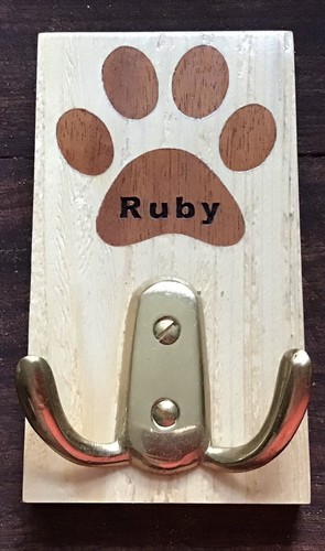 Personalised dog lead hanger - personalised,
