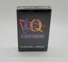 Lazer Quest Laser Tag Center Promotional Prize Playing Cards Deck - New & Sealed