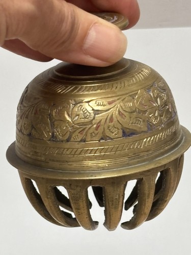 Vintage brass claw bell - vintage,