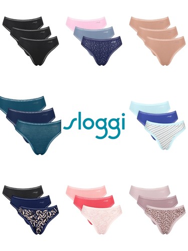 Sloggi high leg briefs - leg, go