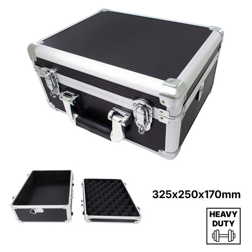 Black flight case reinforced - |,
