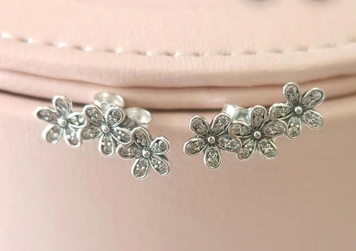 Pandora daisy flower - pandora, stud
