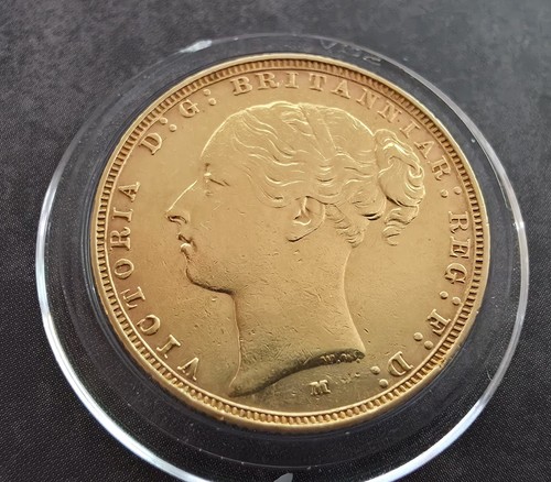 1886m gold sovereign melbourne - sovereign,