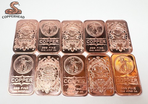 999 solid copper - x, .999