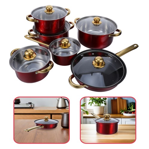6pcs stainless steel cookware - 6pcs,