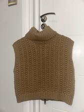 Zara Camel Popcorn Knit
