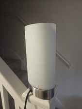 Frosted Glass Nickel Cylinder