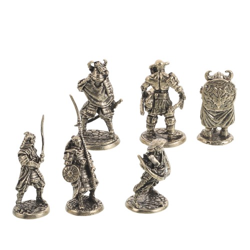 Pcs brass warrior ornaments - 6,