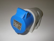 16a Ceeform surface mount 240v socket. Commando. New. Caravan, home, business.