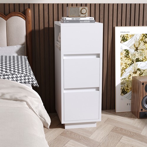 Small slim bedside table - bedside,