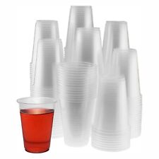 Plastic Cups Disposable 7oz Reusable Plastic cups Clear Plastic Drinking Cups UK