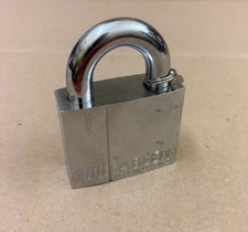 Abloy 250 Extra Large High Security Padlock Good Used Condition 1 Key.