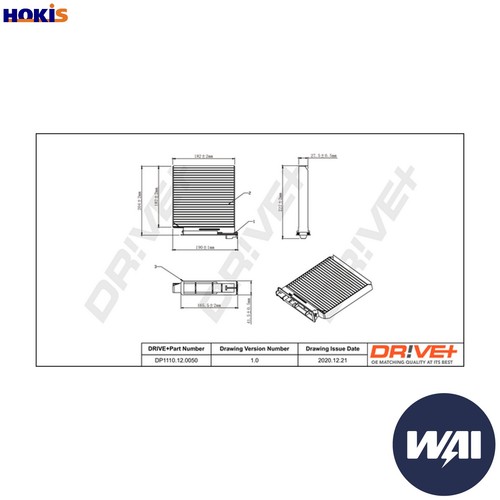Filter cabin air - filter,