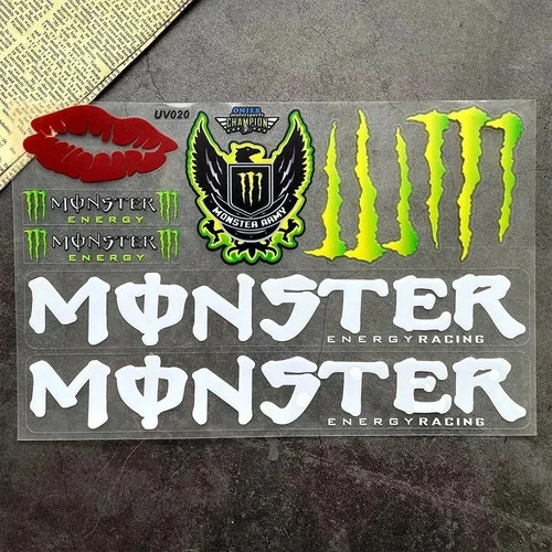 Decal sticker for monster - sticker,