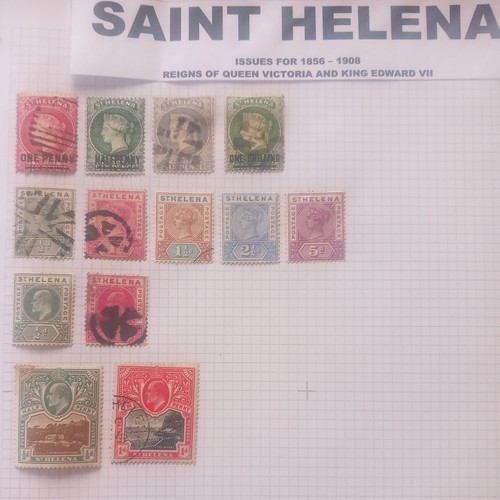 Helena kevii stamps - helena, qv