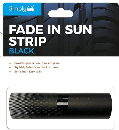 Car windscreen fade sun - sun, strip