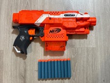 NERF N-Strike Elite Stryfe Blaster - Black/Orange/White With 10 Darts