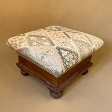 Antique wooden foot stool - antique, wood