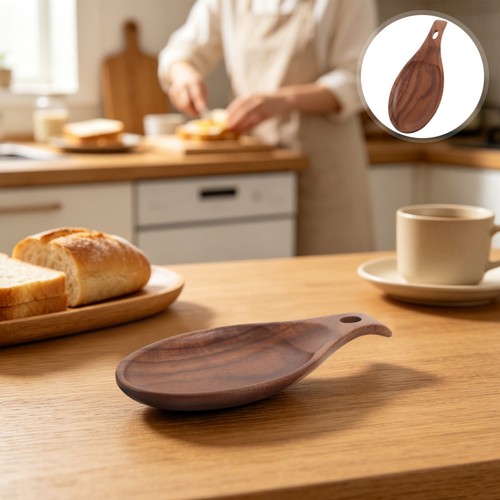 4pcs wooden kitchen spoon - wooden,